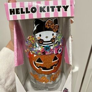 Hello Kitty Halloween Glass Cup 16oz